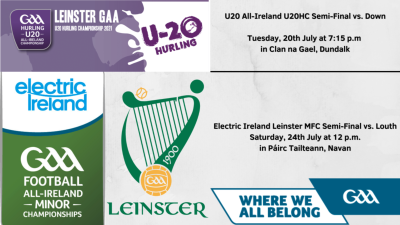 Tickets – All-Ireland U20HC / Leinster MFC