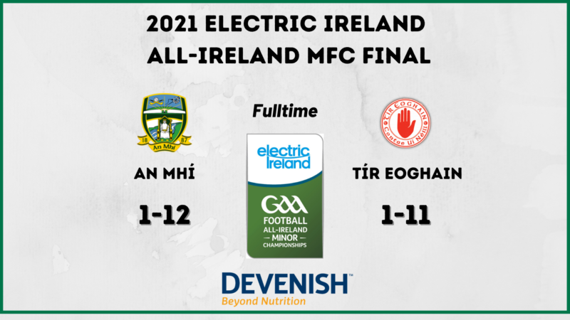 All-Ireland Winners – The Meath Minor Footballers!!!