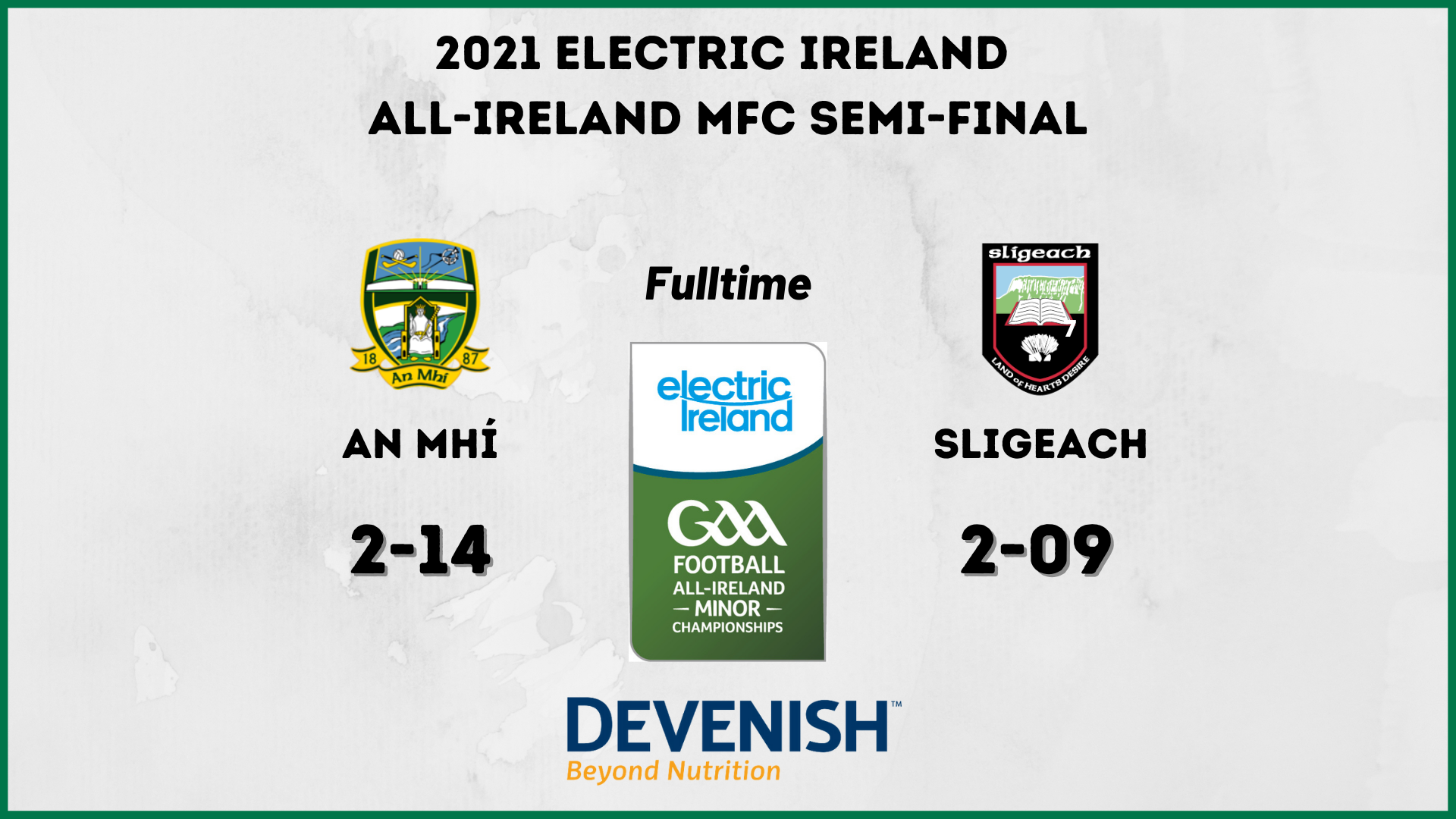 Meath Minors into the All-Ireland Final!!!