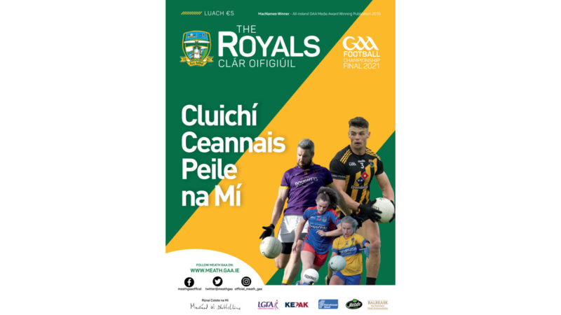 County Football Finals Programme 2021 – DOWNLOAD NOW!