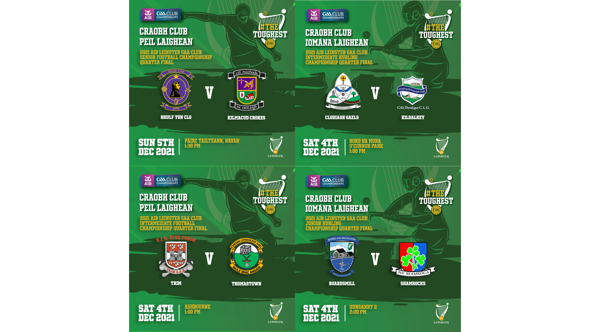 2021 Leinster Club Championship Qtr-Finals