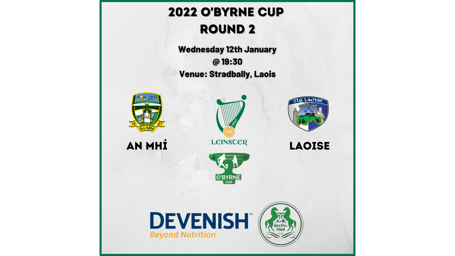 2022 O’Byrne Cup Rd. 2 v Laois