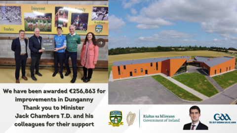 €256,863 for the development of pitches in Dunganny