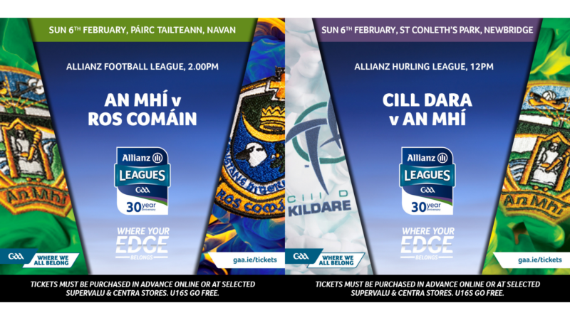 Allianz Football & Hurling League Fixtures - Kildare GAA