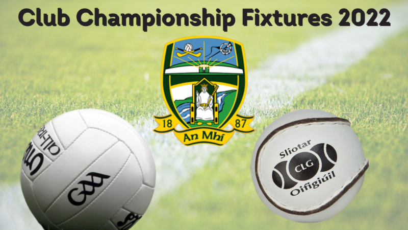 2022 Football and Hurling Championships Fixtures
