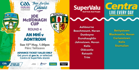 Tickets – Joe McDonagh Cup v Antrim 2022