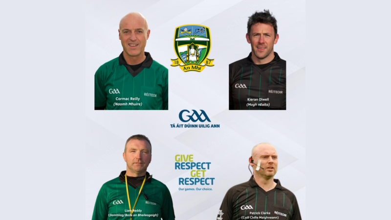 2022 Meath Football Championship Finals Referees