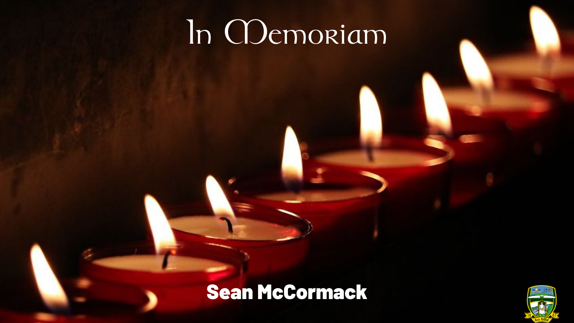 Sean McCormack RIP