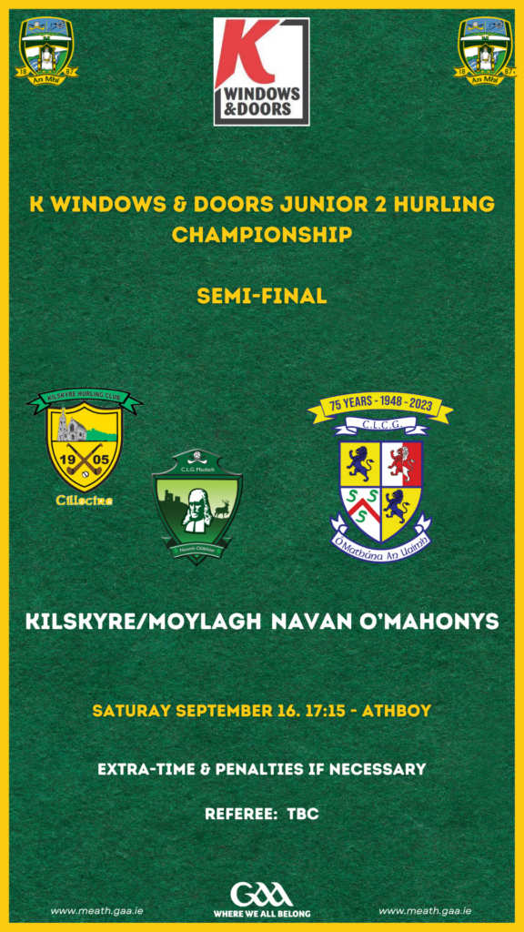 Semi-Final Time Arrives in SFC & IFC - Meath G.A.A.