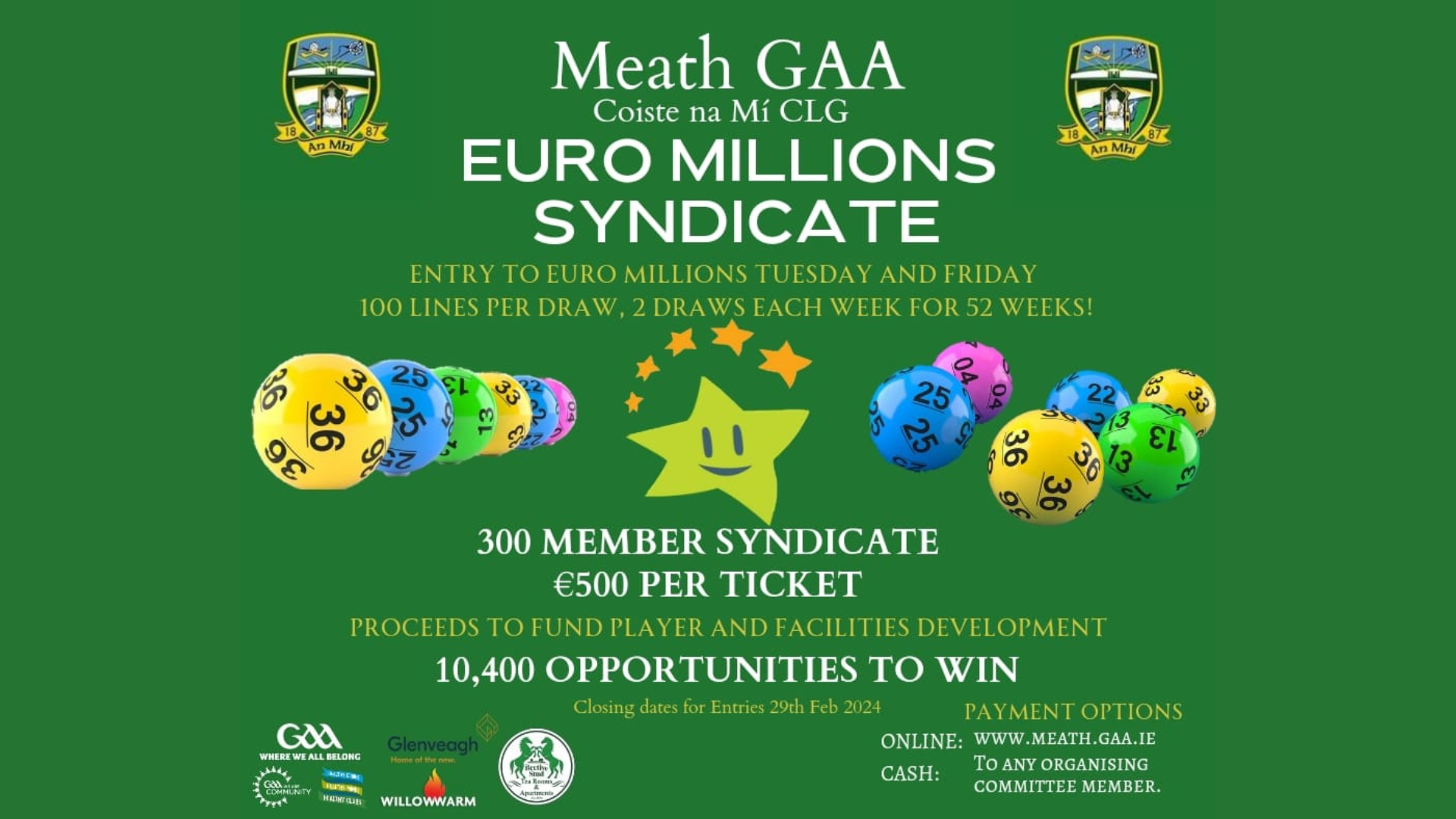 EuroMillions Syndicate Fundraiser 2024