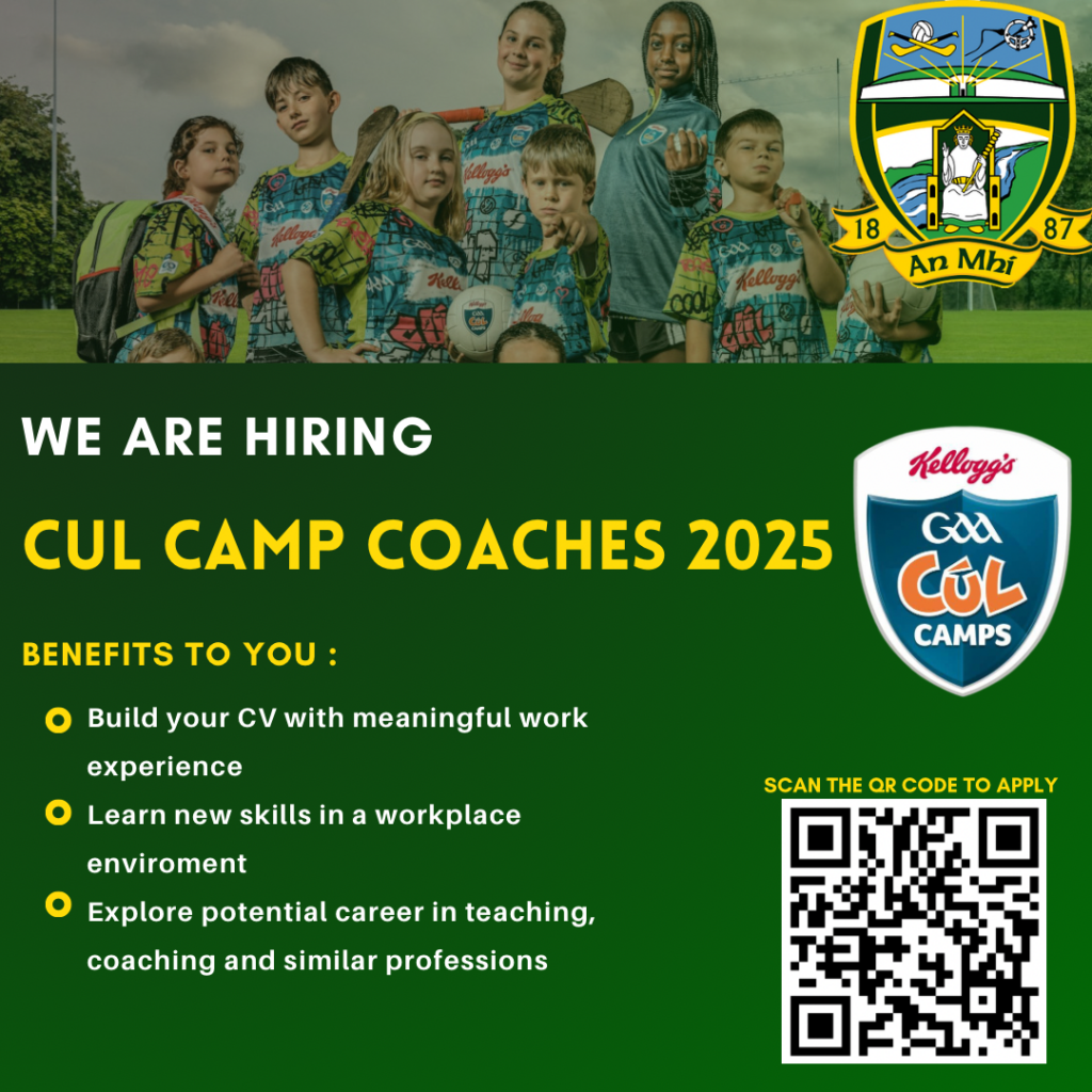 Join the Cúl Camp Coaching Team