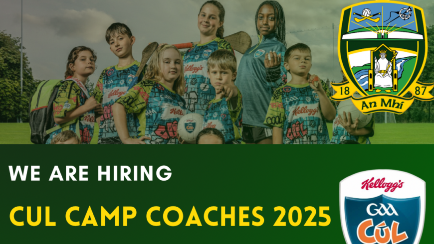 Join the Cúl Camp Coaching Team