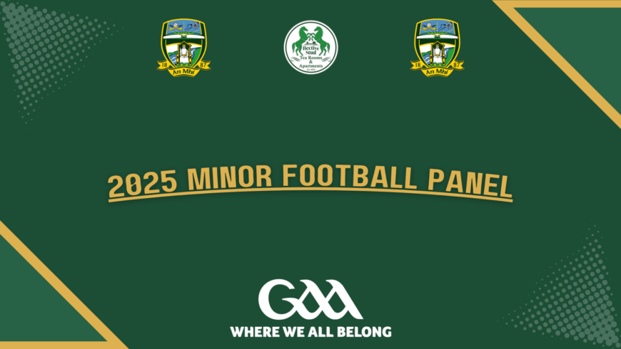 Class of ’25 unveiled for Minor Football Championship