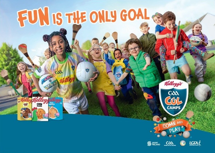 Registrations for Kellogg’s GAA Cúl Camps now open