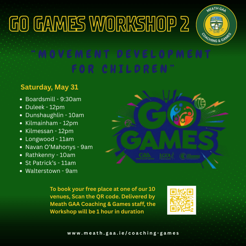 Go Games Workshop 2 – “Movement Development for Children”